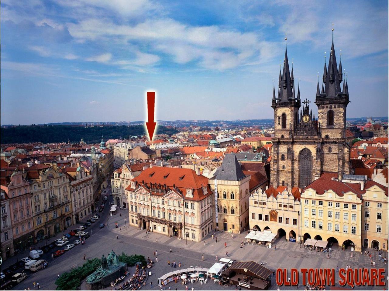 Lägenhet Spacious Elegance In The Heart Of Old Town Prag